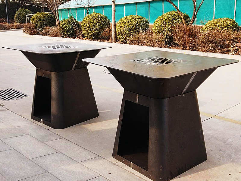 Custom Corten Steel BBQ Grill